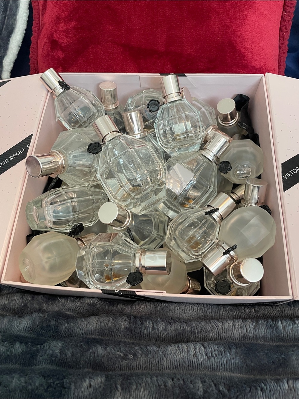 Viktor & Rolf Mini Flowerbomb Assorted Clear  Bottles